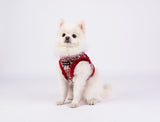 Puppia Vest Harness B Gianni Wine - Premium hondentuig > honden harnas from Puppia - Just €30.99! Shop now at Frenkiezdogshop