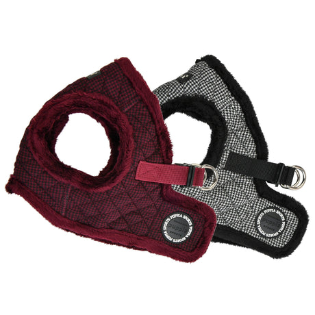 Puppia Vest Harness B Gaspar Black hondentuig > honden harnas > model B Small