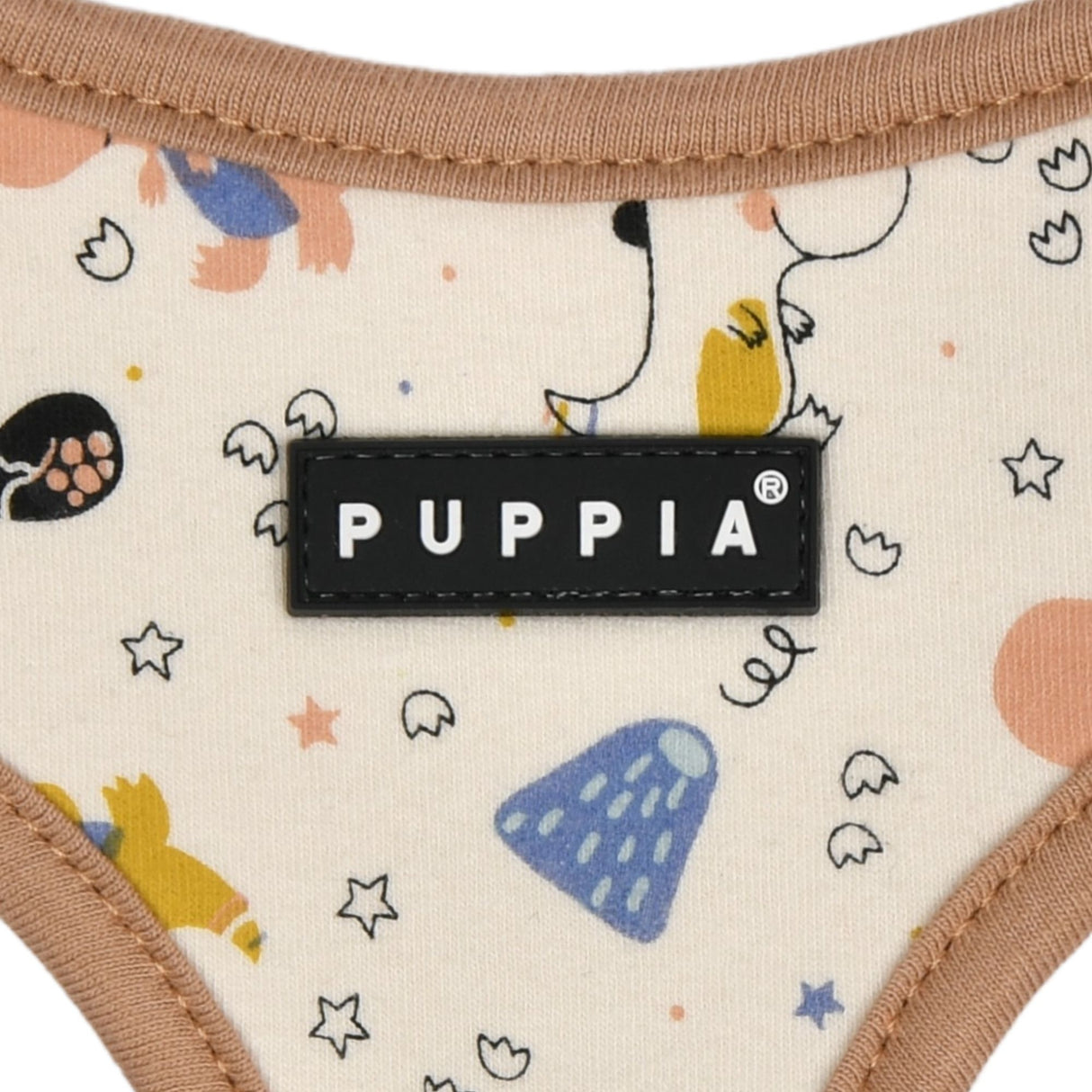 Puppia Minmi Harness Model A  Beige - Premium hondentuig > honden harnas from Puppia - Just €27.99! Shop now at Frenkiezdogshop