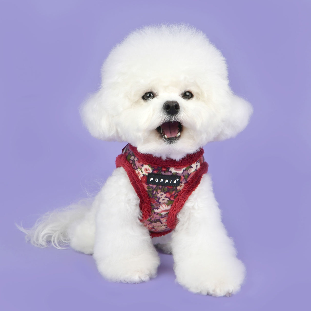 Puppia Vest Harness B Gianni Wine - Premium hondentuig > honden harnas from Puppia - Just €30.99! Shop now at Frenkiezdogshop