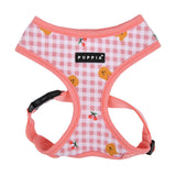 Puppia Baba Harness Model A  Indian Pink - Premium hondentuig > honden harnas from Puppia - Just €20! Shop now at Frenkiezdogshop