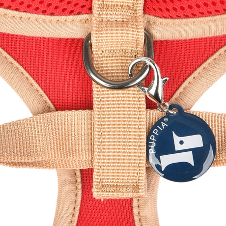Puppia Soft Harness II model A Red hondentuig > honden harnas > model A Small