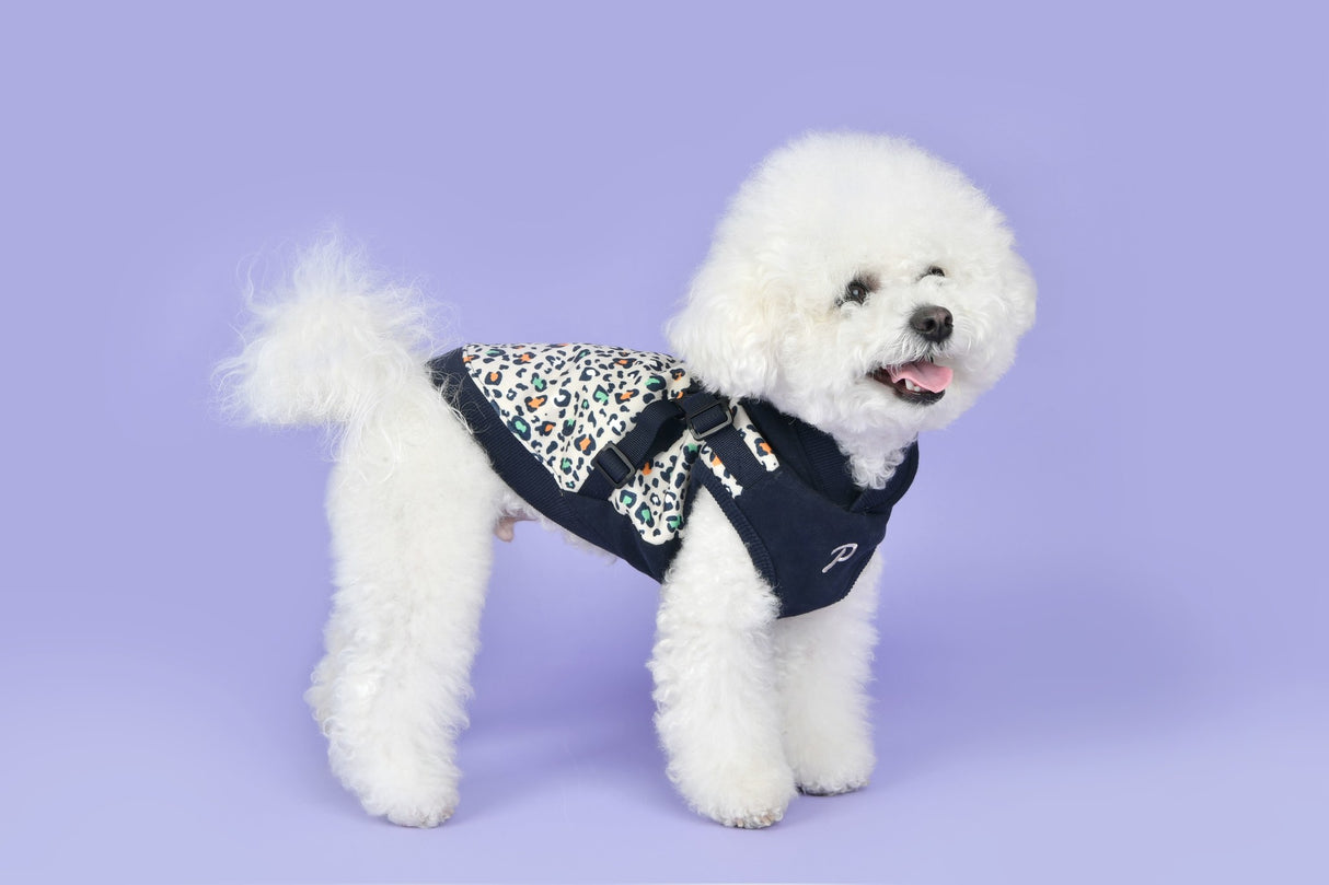 Puppia Elyse Jacket Harness Navy ( XL ) - Premium Hondenkleding > hondenjas from Puppia - Just €39.99! Shop now at Frenkiezdogshop