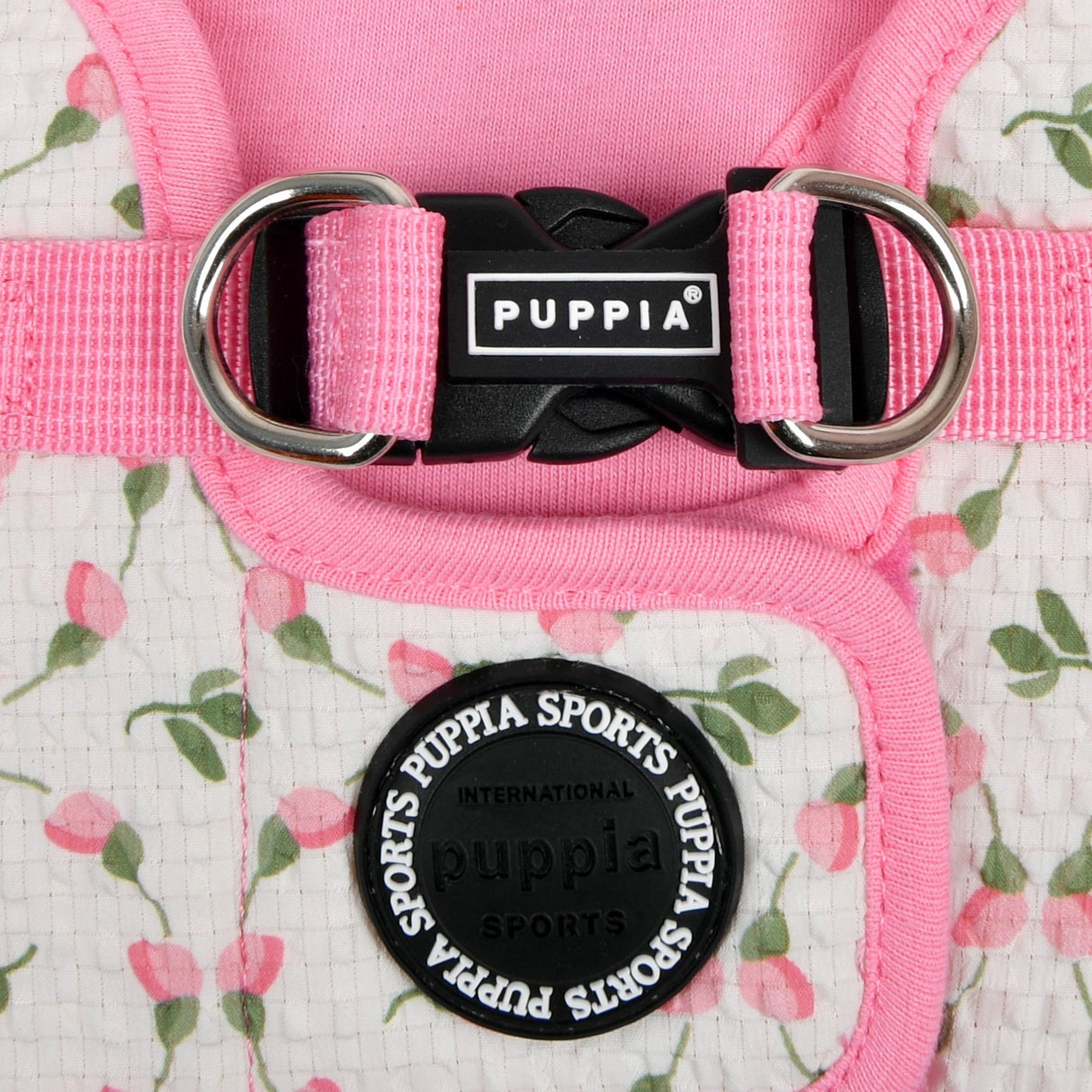 Puppia Florian Vest Harness model B Pink - Premium hondentuig > honden harnas from Puppia - Just €33.99! Shop now at Frenkiezdogshop