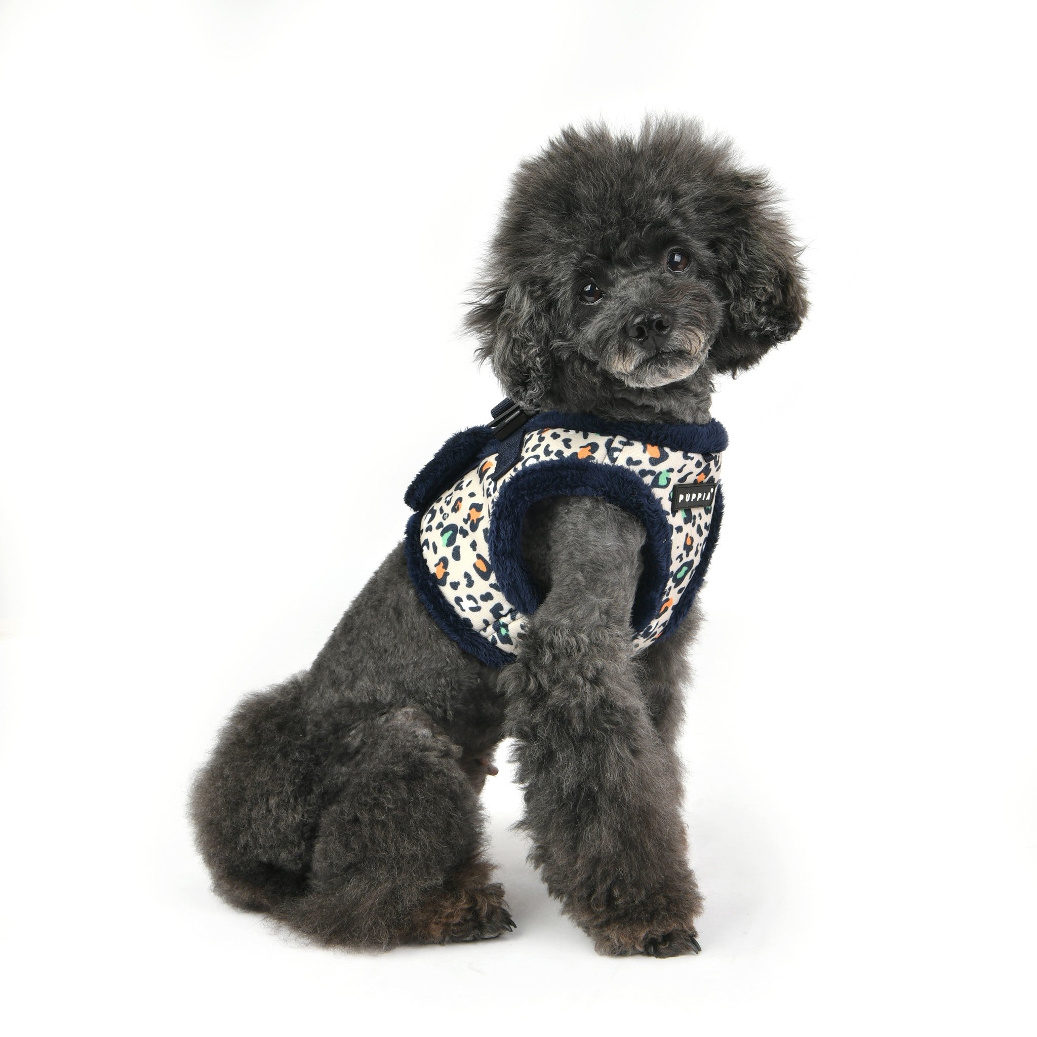 Puppia Elyse Harness B - Navy - S : PUPPIA International Puppia Harness Soft B Vest Pink