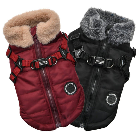 Puppia Donavan Jacket Harness Black Hondenkleding > hondenjas Small