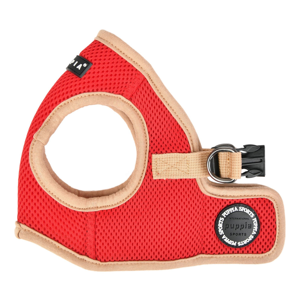 Puppia Soft Vest Harness II model B Red - Premium hondentuig > honden harnas from Puppia - Just €19.99! Shop now at Frenkiezdogshop