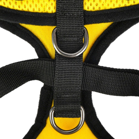 Puppia Soft Harness Ritefit Yellow hondentuig > honden harnas > model A Small