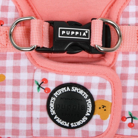 Puppia Baba Vest Harness model B Indian Pink hondentuig > honden harnas > model B Small