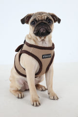 Puppia Soft Vest Harness model B beige - Premium hondentuig > honden harnas from Puppia - Just €18.99! Shop now at Frenkiezdogshop