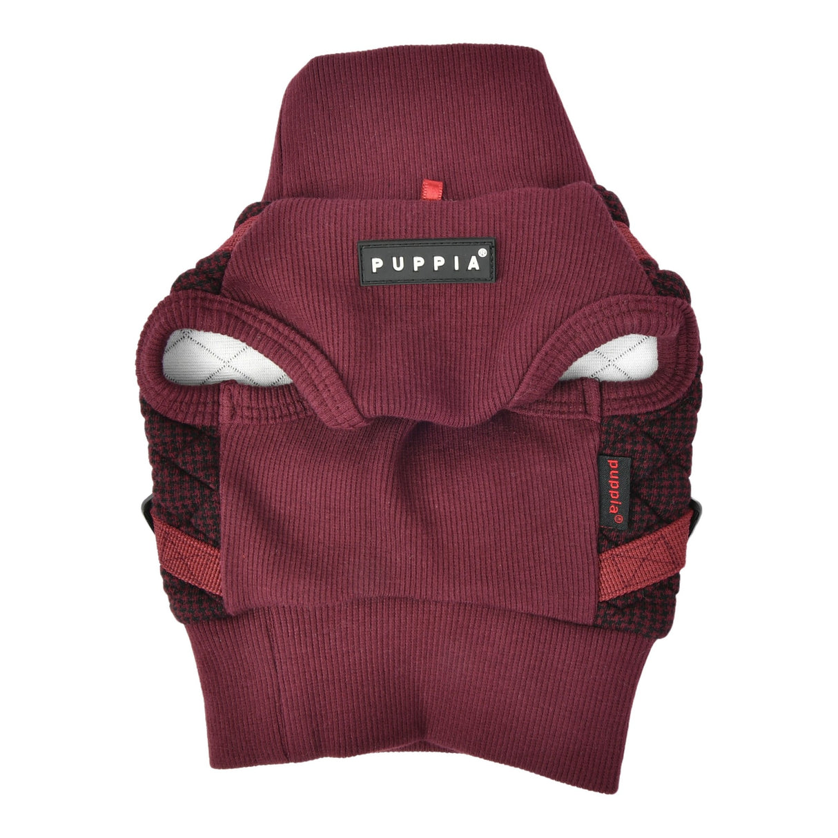 Puppia Sweater Harness J Gaspar Wine - Premium Hondenkleding > Hondentrui from Puppia - Just €35.99! Shop now at Frenkiezdogshop