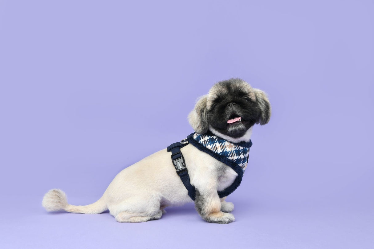 Puppia Kellen Harness Model A Navy ( X-Large ) - Premium hondentuig > honden harnas from Puppia - Just €27.99! Shop now at Frenkiezdogshop