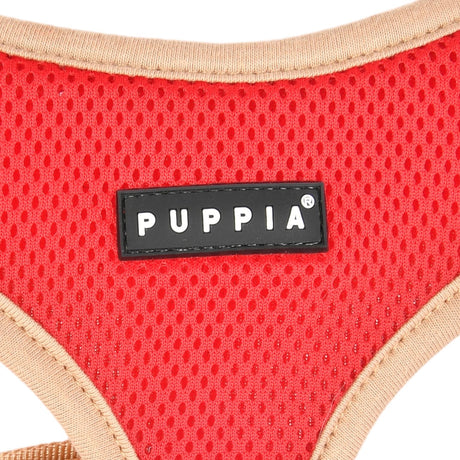 Puppia Soft Harness II model A Red hondentuig > honden harnas > model A Small