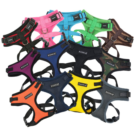 Puppia Soft Harness Ritefit Yellow hondentuig > honden harnas > model A Small