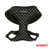 Puppia Dotty Harness model A black - Premium hondentuig > honden harnas from Puppia - Just €17.99! Shop now at Frenkiezdogshop