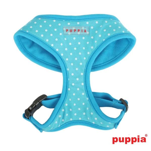 Puppia Dotty Harness model A skyblue - Premium hondentuig > honden harnas from Puppia - Just €17.99! Shop now at Frenkiezdogshop