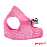 Puppia Dotty Vest Harness model B pink - Premium hondentuig > honden harnas from Puppia - Just €18.99! Shop now at Frenkiezdogshop