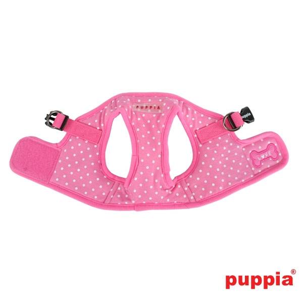 Puppia Dotty Vest Harness model B pink - Premium hondentuig > honden harnas from Puppia - Just €18.99! Shop now at Frenkiezdogshop