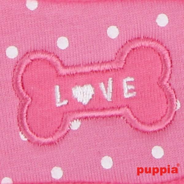 Puppia Dotty Vest Harness model B pink - Premium hondentuig > honden harnas from Puppia - Just €18.99! Shop now at Frenkiezdogshop