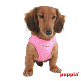 Puppia Dotty Vest Harness model B pink - Premium hondentuig > honden harnas from Puppia - Just €18.99! Shop now at Frenkiezdogshop