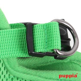 Puppia Soft Vest Harness model B green - Premium hondentuig > honden harnas from Puppia - Just €18.99! Shop now at Frenkiezdogshop