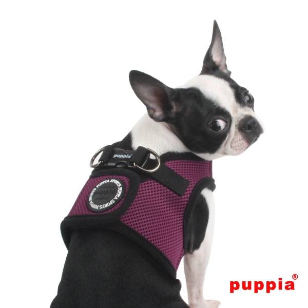 Puppia Soft Vest Harness model B purple - Premium hondentuig > honden harnas from Puppia - Just €18.99! Shop now at Frenkiezdogshop