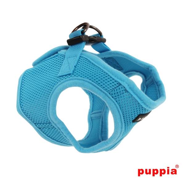 Puppia Soft Vest Harness model B skyblue - Premium hondentuig > honden harnas from Puppia - Just €18.99! Shop now at Frenkiezdogshop