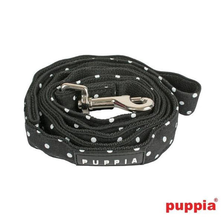 Puppia Dotty Lijn Black - Premium hondenriem > hondenlijn from Puppia - Just €12.99! Shop now at Frenkiezdogshop