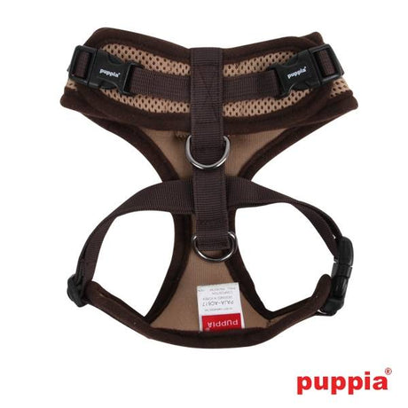 Puppia Soft Harness Ritefit Beige (Verstelbaar) hondentuig > honden harnas > model A Small