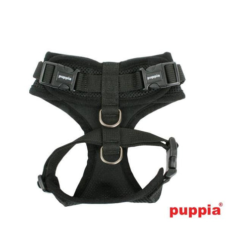 Puppia Soft Harness Ritefit Black hondentuig > honden harnas > model A Small