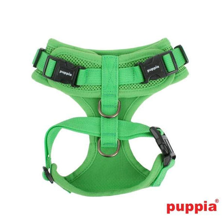 Puppia Soft Harness Ritefit Green hondentuig > honden harnas > model A Small