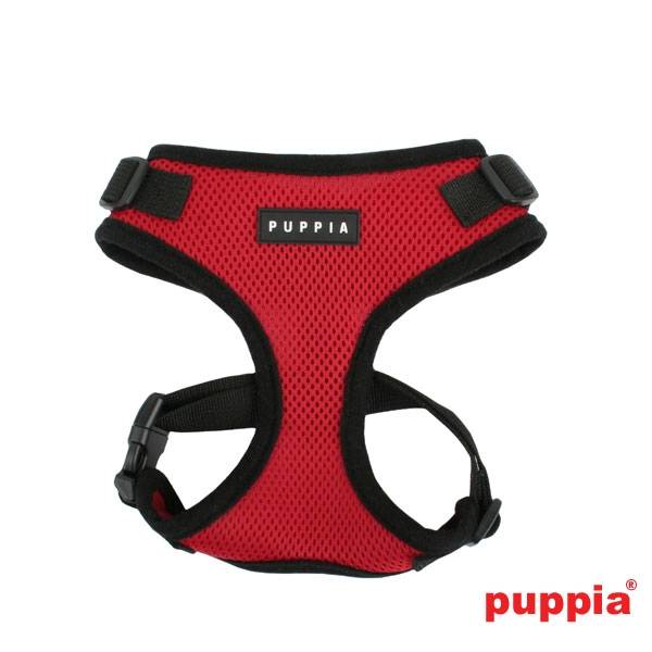 Puppia Soft Harness Ritefit Red - Premium hondentuig > honden harnas from Puppia - Just €19.99! Shop now at Frenkiezdogshop