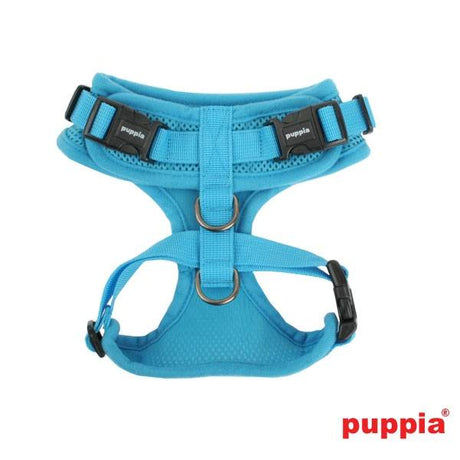 Puppia Soft Harness Ritefit Skyblue hondentuig > honden harnas > model A Small