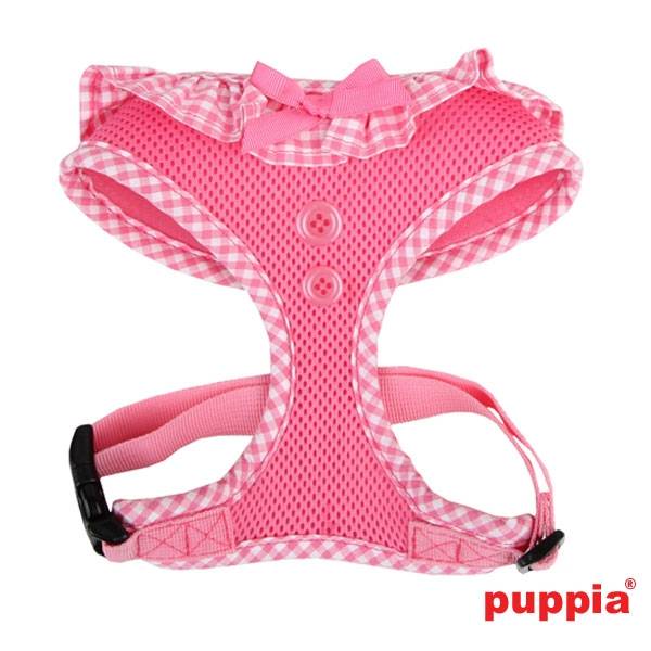 Puppia Vivien Harness model A pink - Premium hondentuig > honden harnas from Puppia - Just €21.99! Shop now at Frenkiezdogshop