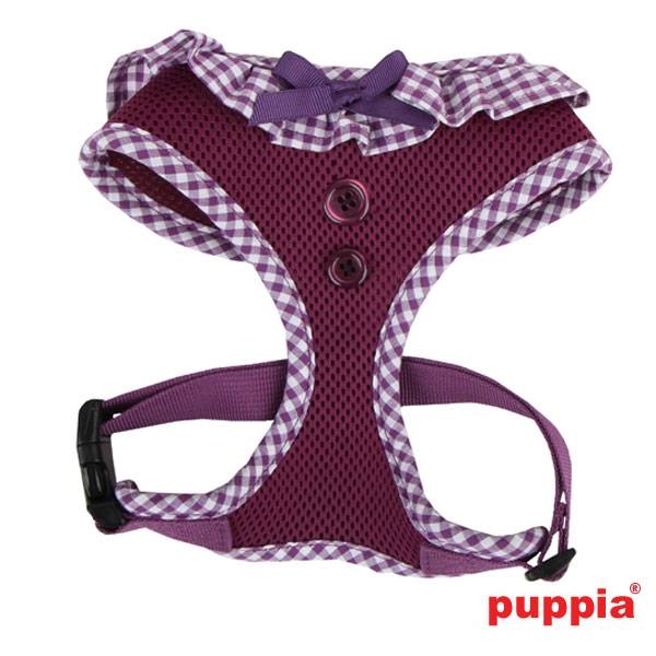 Puppia Vivien Harness model A purple - Premium hondentuig > honden harnas from Puppia - Just €21.99! Shop now at Frenkiezdogshop