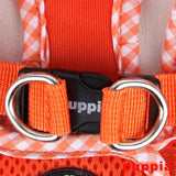 Puppia Vivien Vest Harness model B orange - Premium hondentuig > honden harnas from Puppia - Just €23.99! Shop now at Frenkiezdogshop