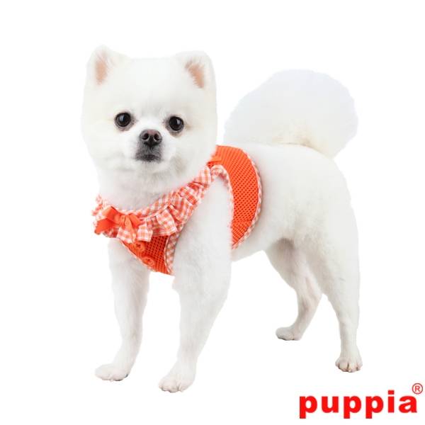 Puppia Vivien Vest Harness model B orange - Premium hondentuig > honden harnas from Puppia - Just €23.99! Shop now at Frenkiezdogshop