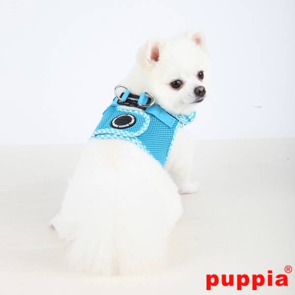 Puppia Vivien Vest Harness model B skyblue - Premium hondentuig > honden harnas from Puppia - Just €23.99! Shop now at Frenkiezdogshop