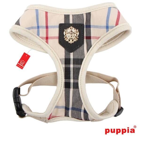 Puppia Junior Harness model A beige - Premium hondentuig > honden harnas from Puppia - Just €24.99! Shop now at Frenkiezdogshop