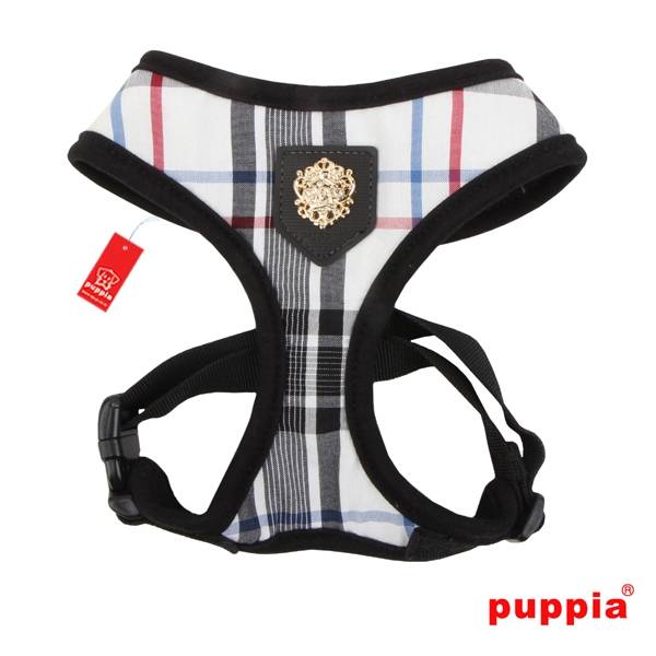 Puppia Junior Harness model A black - Premium hondentuig > honden harnas from Puppia - Just €24.99! Shop now at Frenkiezdogshop