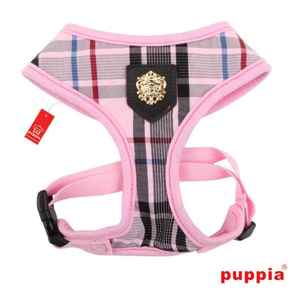 Puppia Junior Harness model A pink - Premium hondentuig > honden harnas from Puppia - Just €24.99! Shop now at Frenkiezdogshop