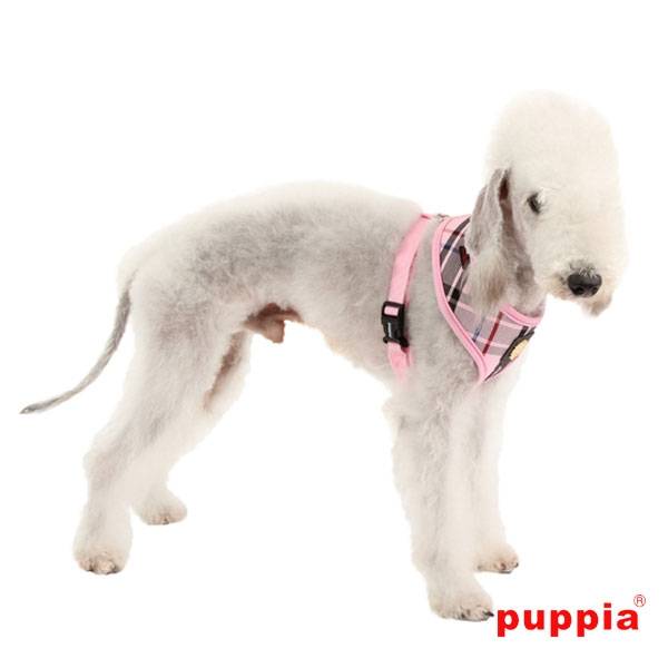 Puppia Junior Harness model A pink - Premium hondentuig > honden harnas from Puppia - Just €24.99! Shop now at Frenkiezdogshop