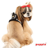 Puppia Junior Vest Harness model B black - Premium hondentuig > honden harnas from Puppia - Just €27.99! Shop now at Frenkiezdogshop