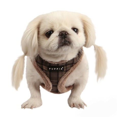 Puppia Baron Harnass model A Grey hondentuig > honden harnas > model A Small