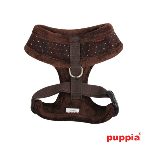 Puppia Yuppie Harness model A brown - Premium hondentuig > honden harnas from Puppia - Just €17.99! Shop now at Frenkiezdogshop