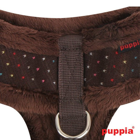 Puppia Yuppie Harness model A brown hondentuig > honden harnas > model A Small