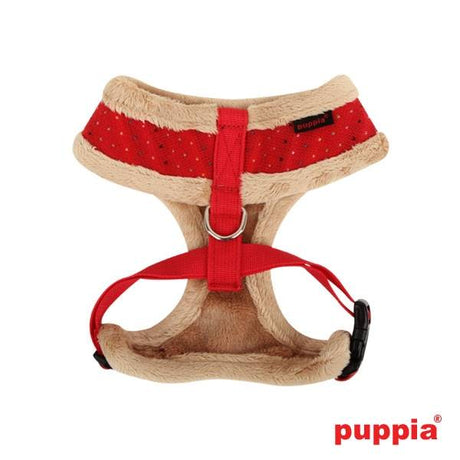 Puppia Yuppie Harness model A red - Premium hondentuig > honden harnas from Puppia - Just €17.99! Shop now at Frenkiezdogshop