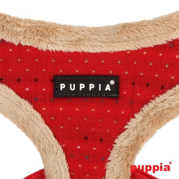 Puppia Yuppie Harness model A red - Premium hondentuig > honden harnas from Puppia - Just €17.99! Shop now at Frenkiezdogshop