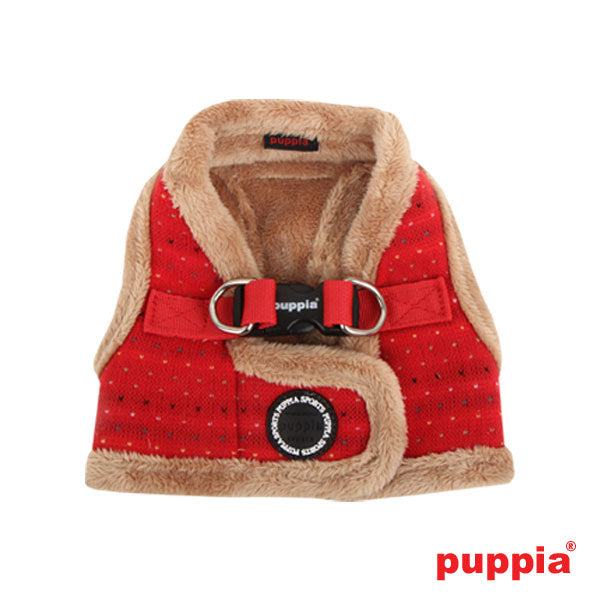 Puppia Yuppie Vest Harness model B red - Premium hondentuig > honden harnas from Puppia - Just €19.99! Shop now at Frenkiezdogshop