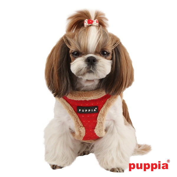 Puppia Yuppie Vest Harness model B red - Premium hondentuig > honden harnas from Puppia - Just €19.99! Shop now at Frenkiezdogshop